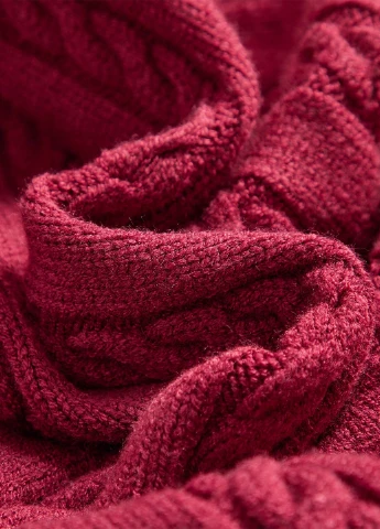 Бордовый демисезонный кардиган SHEIN