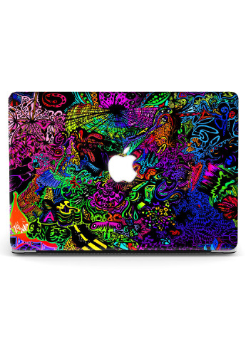 Чехол пластиковый для Apple MacBook Air 13 A1466 / A1369 Абстракция Психоделик (Abstraction Psychedelic) (6351-2709) MobiPrint (219125847)