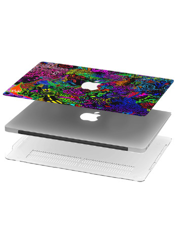 Чохол пластиковий для Apple MacBook Air 13 A1466 / A1369 Абстракція Психоделік (Abstraction Psychedelic) (6351-2709) MobiPrint (219125847)