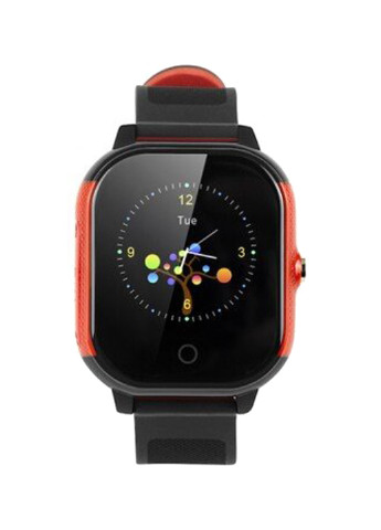 Детские часы-телефон с GPS трекером GOGPS черный с красным GoGPS Me к23 (133807399)