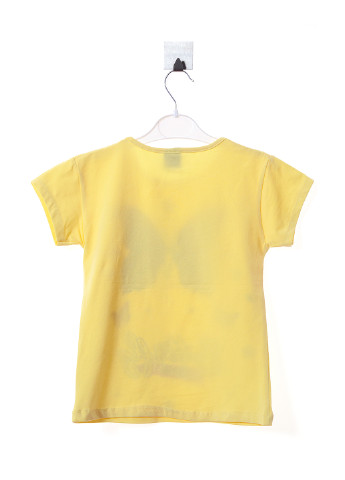 Желтая летняя футболка Ergun