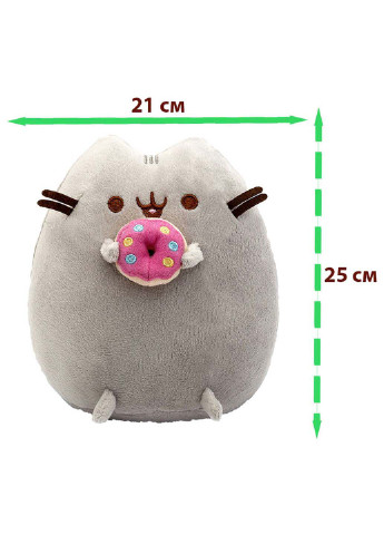 Мягкая игрушка с пончиком в лапках Пушин кэт 21 х 25 см S&T (256543909)