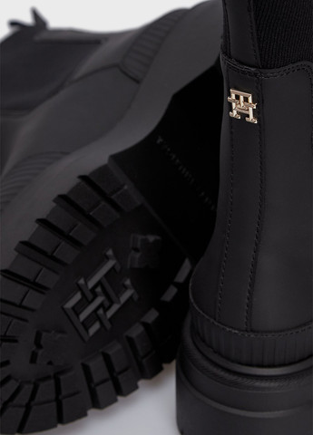 Зимние ботинки челси Tommy Hilfiger с логотипом из полиуретана, тканевые