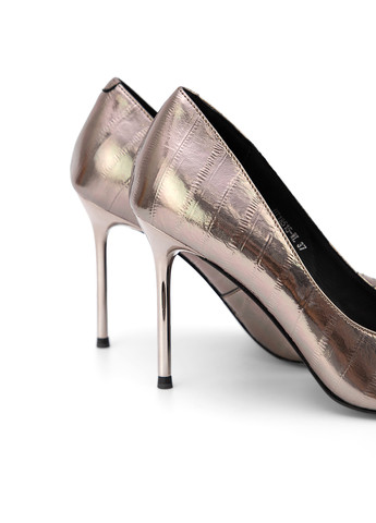 Respect Туфлі туфлі-човники бронзовий з натуральна шкіра, україна — демісезон (306619481)