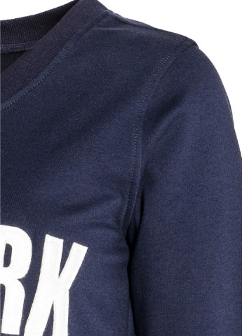 Світшоти для вагітних H&M - Прямий крій напис темно-синій кежуал - (156984449)