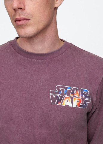 Фиолетовый демисезонный кэжуал лонгслив Gap персонажи