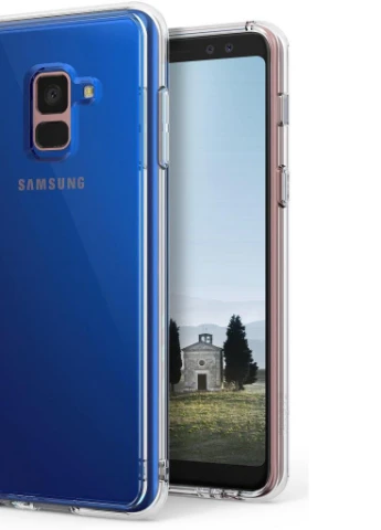 Чохол для мобільного телефону (смартфону) для SAMSUNG Galaxy A8 2018 Clear TPU (Transperent) Laudtec (LC-A73018B) BeCover (201493041)