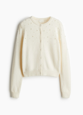 Кремовый демисезонный кардиган H&M