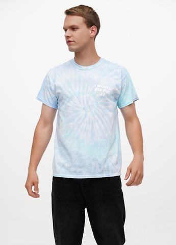 Голубая футболка Colortone