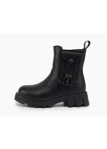 Черные зимние ботинки No Brand