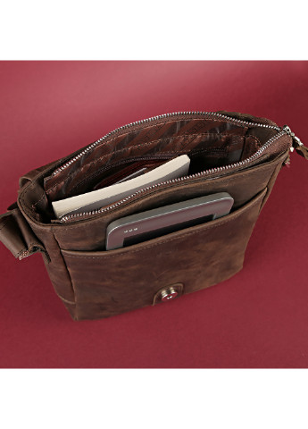 Мужская кожаная сумка 22х23х7 см Shvigel (252128237)