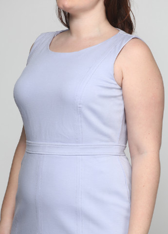 Светло-голубое кэжуал платье футляр Talbots однотонное