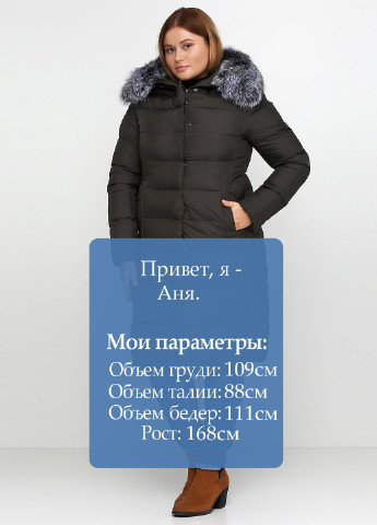Оливкова (хакі) зимня куртка Peercat