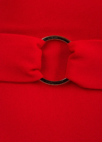 Червона ділова сукня футляр BGL однотонна