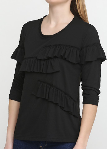 Черная демисезонная блуза Brandtex Collection