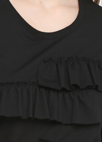 Чорна демісезонна блуза Brandtex Collection