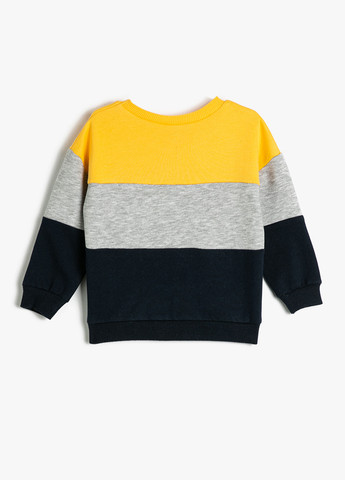 KOTON світшот напис комбінований кежуал бавовна, трикотаж