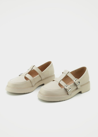Respect Туфлі мері джейн молочний з натуральна шкіра, україна — демісезон (329998085)