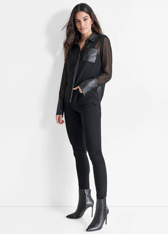 Чорна блузка DKNY