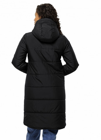 Черная зимняя куртка Jack Wolfskin
