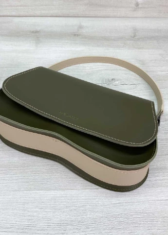 Сумка женская кросс боди экокожа (wel-62308) Оливковая WeLassie (253982639)