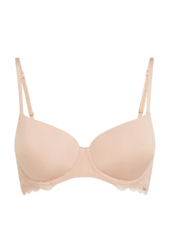 Бежевий балконет бюстгальтер Hunkemoller з кісточками поліамід
