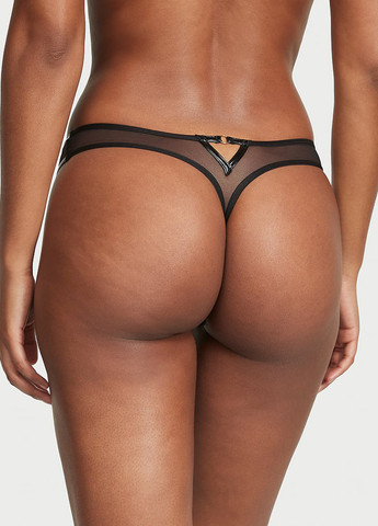 Черный демисезонный комплект (бюстгальтер, трусики) Victoria's Secret