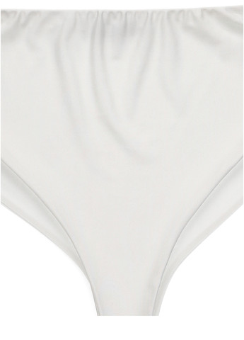 Белые купальные трусики однотонные PrettyLittleThing