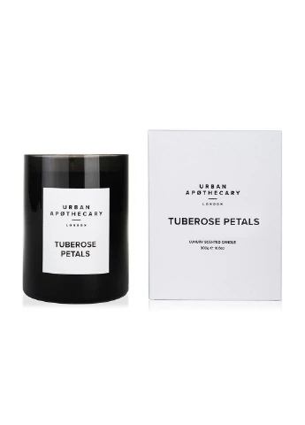 Ароматическая свеча из натурального воска Tuberose petals 300 г (UALWTPC300) Urban Apothecary (227516067)