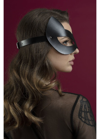 Маска кошечки - Kitten Mask, натуральная кожа, черная Feral Feelings (254885534)