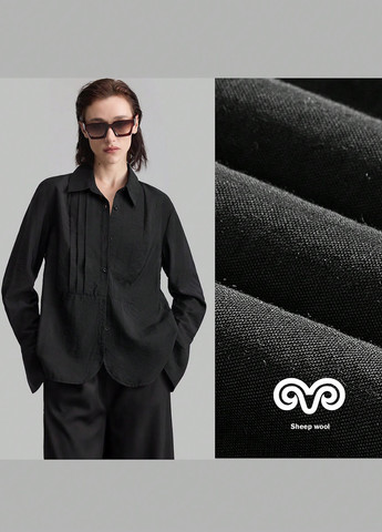 Чёрная блуза SHEIN