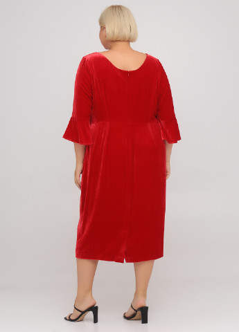 Темно-красное кэжуал платье Boden однотонное