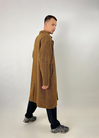 Коричневое демисезонное Пальто однобортное Weekday