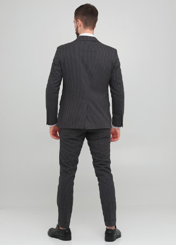 Темно-серый демисезонный костюм (пиджак, брюки) Moscanueva