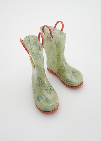 Светло-зеленые резиновые сапоги Reserved
