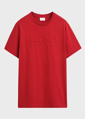 Красная футболка Gant