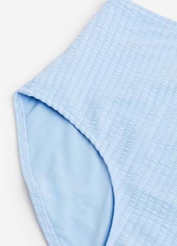 Голубой купальные трусики-плавки однотонные H&M