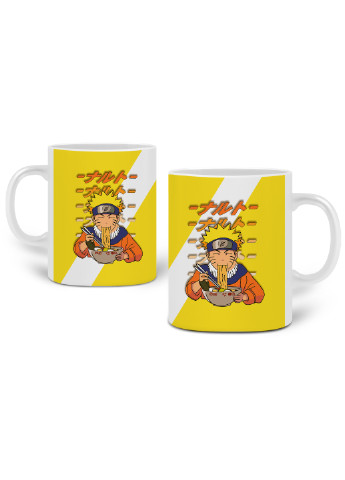 Кружка Наруто Узумакі (Naruto Uzumaki) 330 мл горнятко керамічне (20259-2818) MobiPrint (221743203)