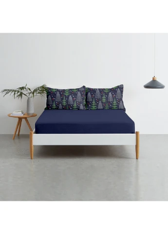 Набір WINTER WOOD NIGHT DARKBLUE /наволочки 50х70 та простирадла 90х200х20/ Cosas (251229581)