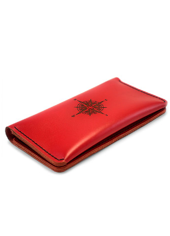 Женское портмоне из натуральной итальянской кожи - Красный (nas130206) Anchor Stuff t-case (252255235)