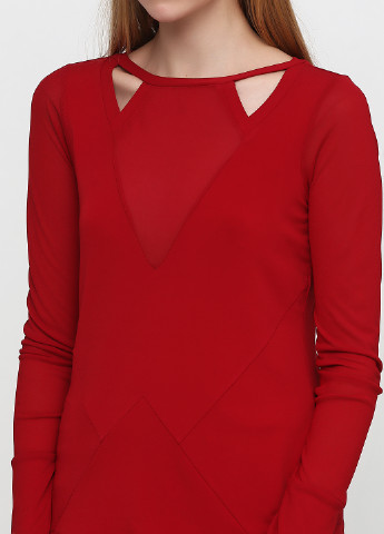 Красная демисезонная блуза Oblique