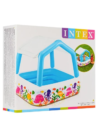 Надувний басейн 157х157х38 см Intex (219904708)