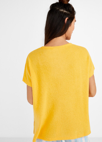 Желтая всесезон футболка с коротким рукавом Women'secret
