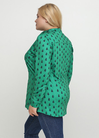 Зеленая демисезонная рубашка Adia Fashion