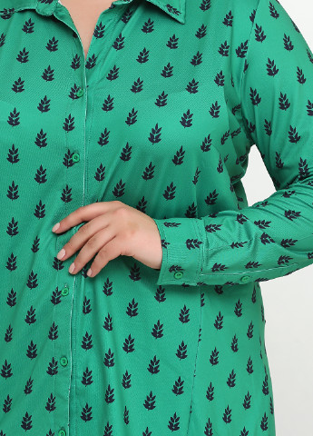 Зелёная рубашка Adia Fashion