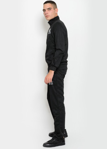 Черный демисезонный костюм (толстовка, брюки) Issa