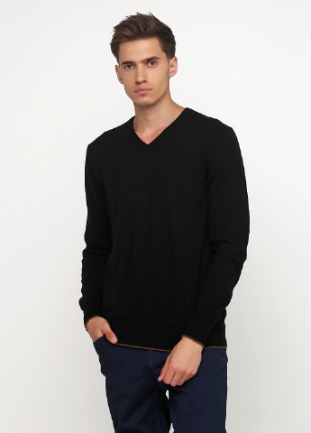 Чорний демісезонний пуловер пуловер Tom Tailor