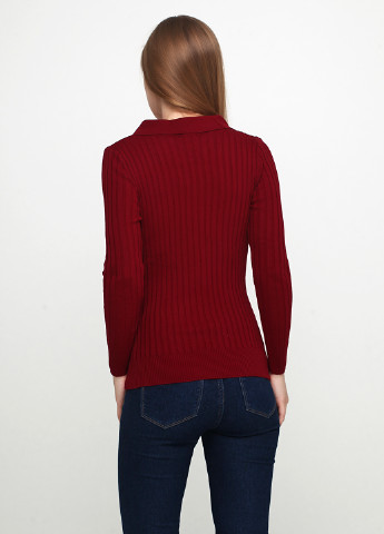 Бордовый демисезонный пуловер пуловер Imperial