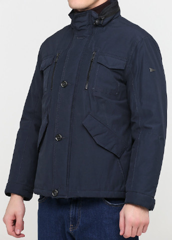 Темно-синя демісезонна куртка Paul Smith