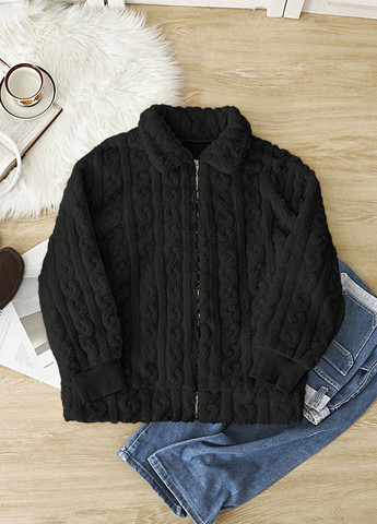 Черная демисезонная куртка SHEIN